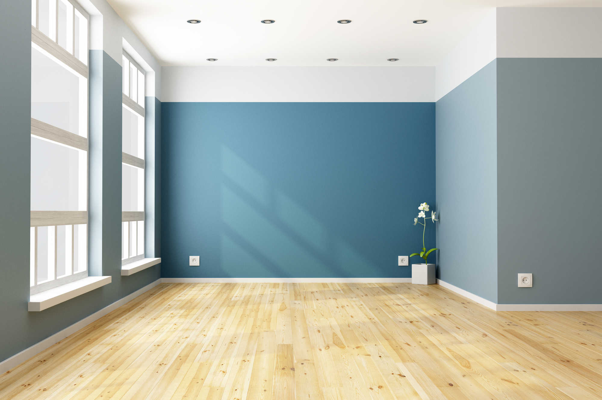 Empty,Blue,Living,Room,With,Big,Windows,-,Rendering