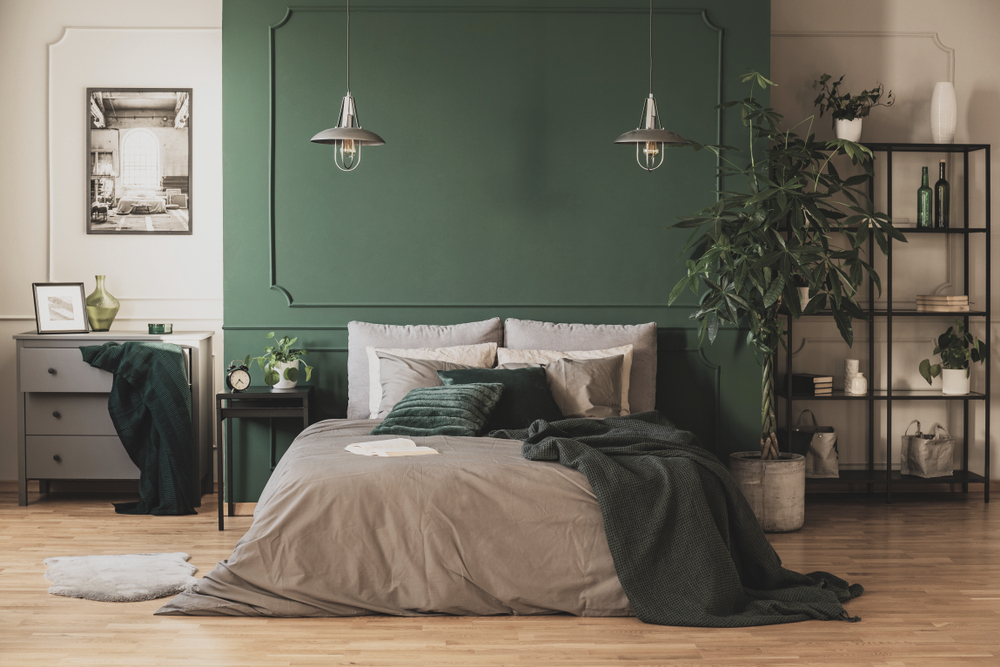 Kale Green Bedroom