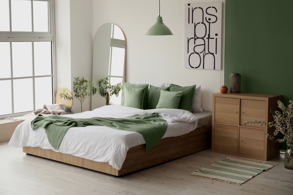 Kale Green Bedroom
