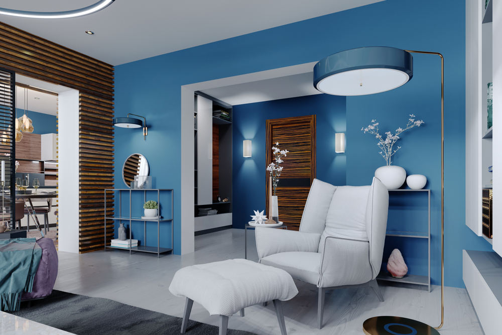 March's Color of the Month: Vibrant Blue (#0008FF)